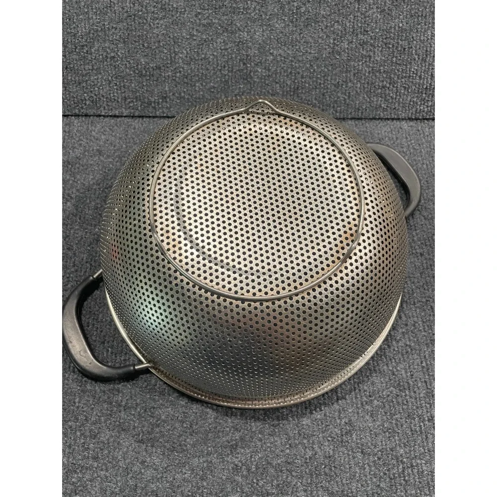 Cuisinart Stainless Steel Colander 11 Inch Micro-Perforated Strainer 2 Handles